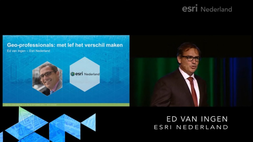 Esri GIS Conferentie 2016 – Hoe geo-professionals het verschil maken met lef