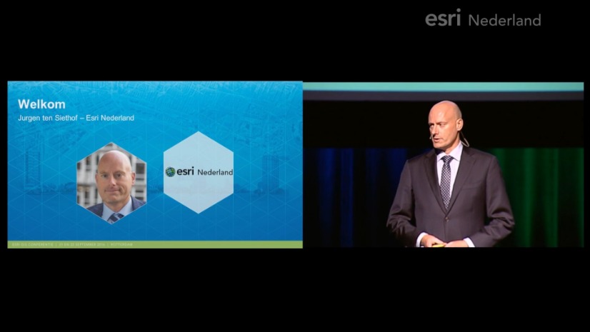 Esri GIS Conferentie 2016 – Opening dag 1 door Jurgen ten Siethof