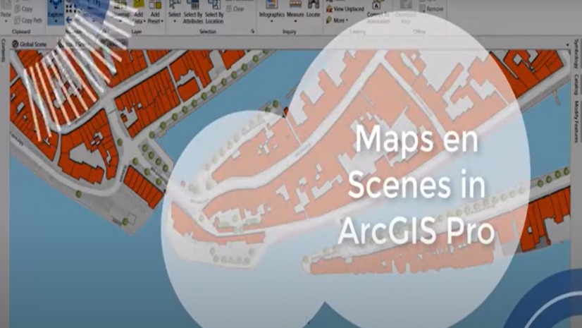 2D en 3D naast elkaar in ArcGIS Pro