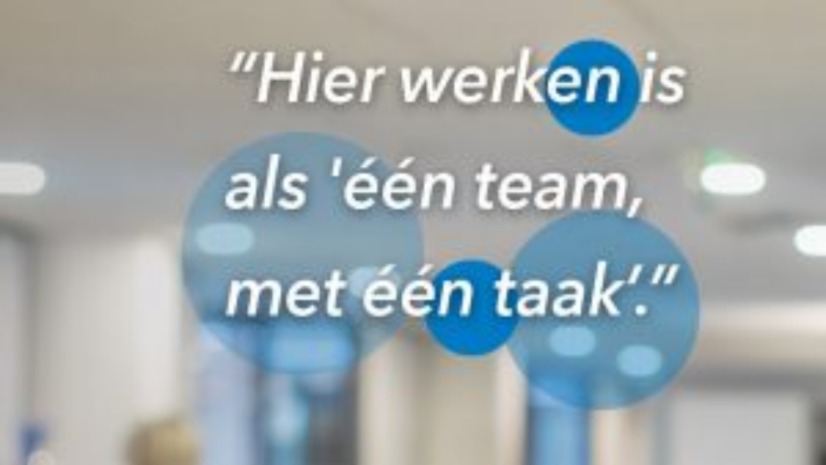 Werken als ‘één team, met één taak’