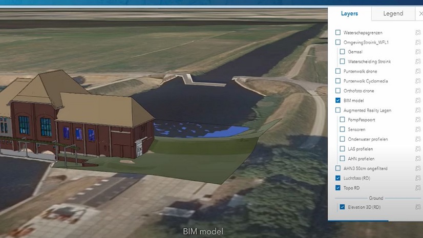Esri GIS Conferentie 2021: Innovatiesprint 3D/BIM (MUG Ingenieursbureau en WDOD)