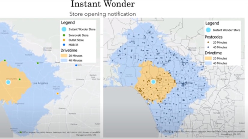 Swarovski past site selection toe