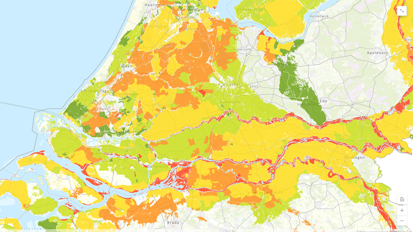 Klimaatrisico’s in beeld dankzij ArcGIS