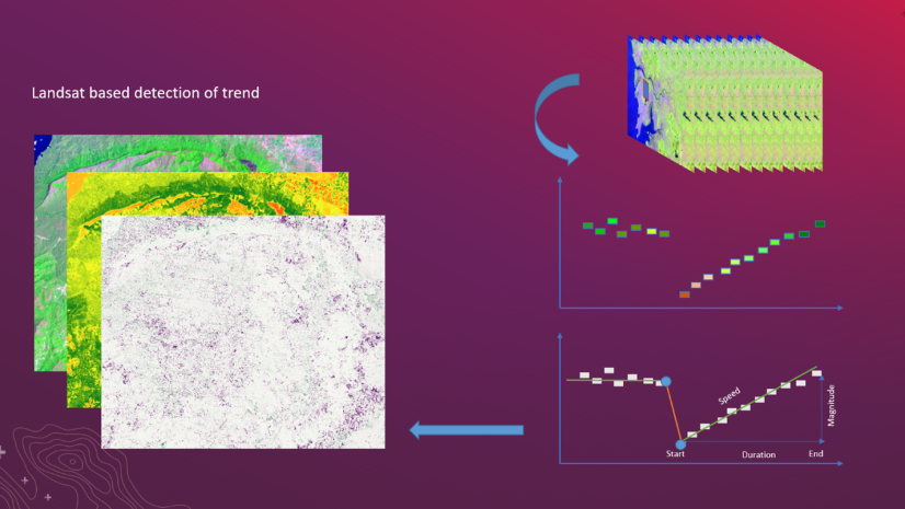 Assessing forest disturbance using LandTrendr Model