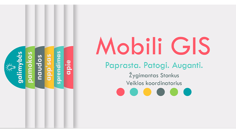 Mobili GIS – paprasta, patogi, auganti