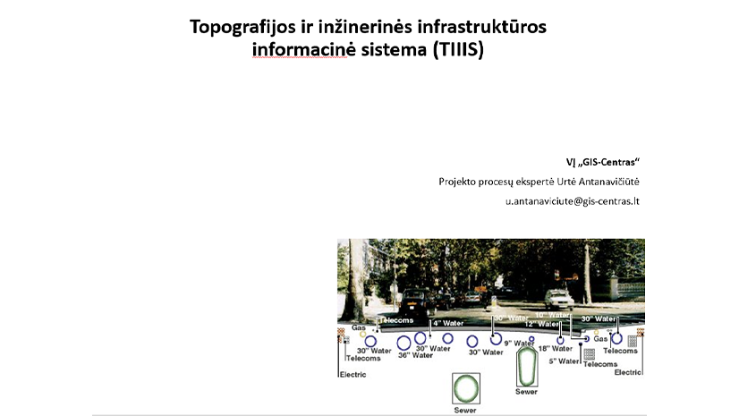 Topografijos ir inžinerinės infrastruktūros informacinė sistema (TIIIS)