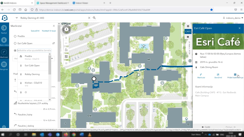 ArcGIS Indoors | Demo@ Lietuvos Esri naudotojų konferencija 2022