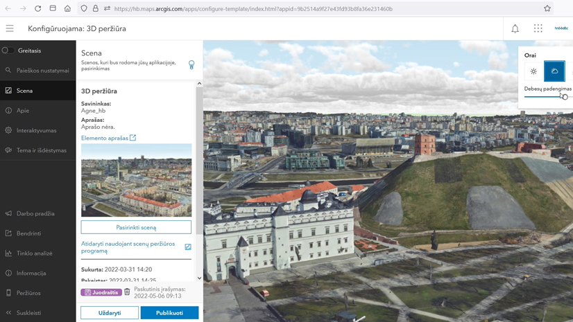 ArcGIS Online 2022 m. pavasario naujienos, ArcGIS Hub ir ArcGIS Experience Builder  | Tech. sesija@ Lietuvos Esri naudotojų konferencija 2022