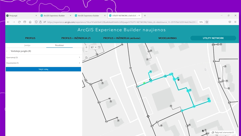 ArcGIS Experience Builder naujienos | Demo@Lietuvos Esri naudotojų konferencija 2022