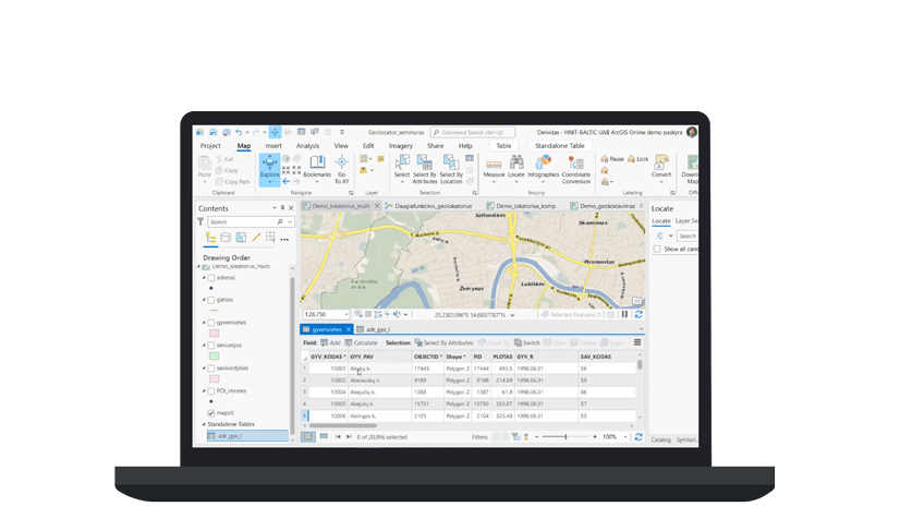 Geolokatoriaus kūrimas