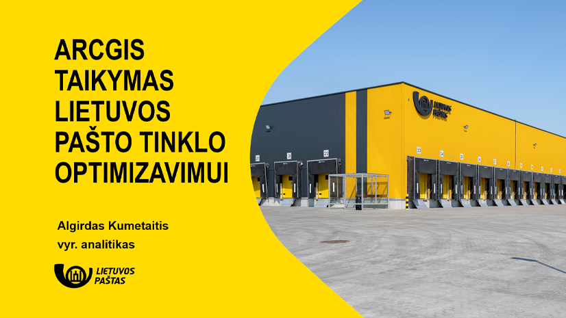 ArcGIS taikymas Lietuvos pašto tinklo optimizavimui