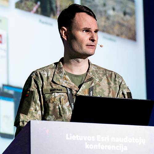 Ernestas Marinas, LK Karo kartografijos centras