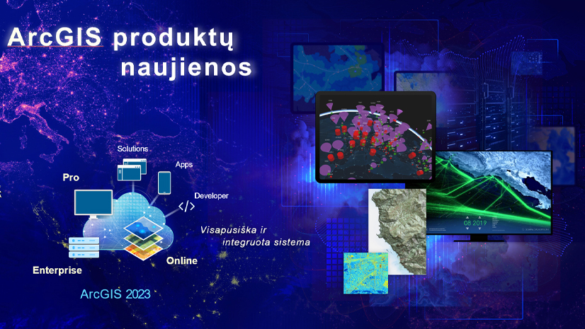 ArcGIS produktų naujienos