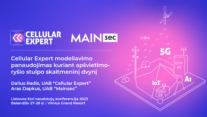 Cellular Expert modeliavimo panaudojimas kuriant apšvietimo-ryšio stulpo skaitmeninį dvynį