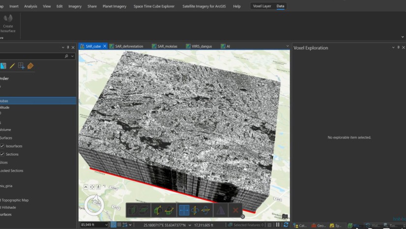 Demonstracija | Ką padeda atskleisti istoriniai palydoviniai vaizdai