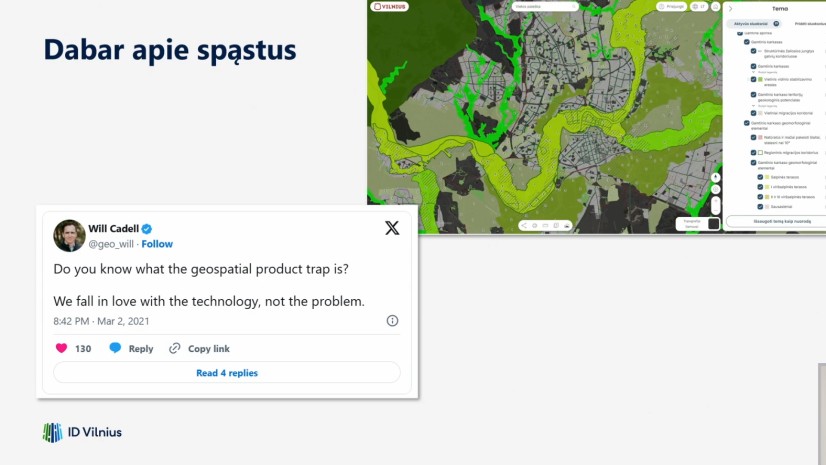 Kaip nepapulti į GIS kūrėjo spąstus? Naujų Vilniaus žemėlapių vartų istorija
