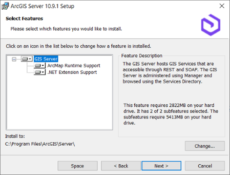 Optionele installatie van de ArcMap Runtime