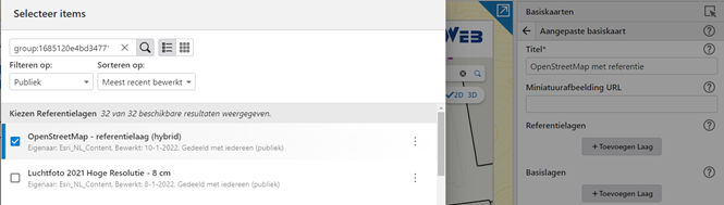 Breid de basiskaarten uit